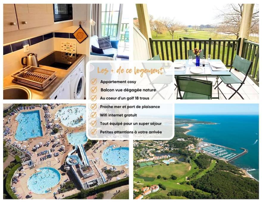 "L'Harmonie" Appartement Cosy 4 Personnes, Vue Golf, Wifi Gratuit Talmont-Saint-Hilaire Exteriér fotografie