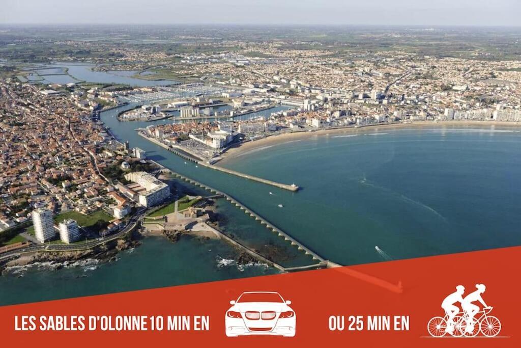 "L'Harmonie" Appartement Cosy 4 Personnes, Vue Golf, Wifi Gratuit Talmont-Saint-Hilaire Exteriér fotografie